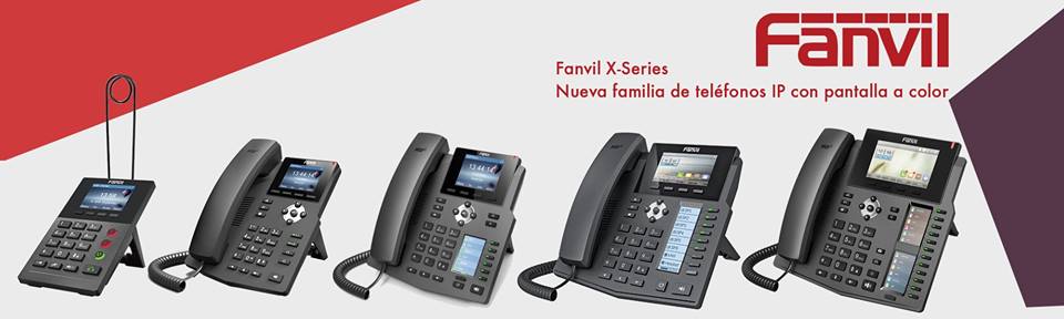 Nuevos Teléfonos IP de Fanvil con pantalla a color: Serie X 