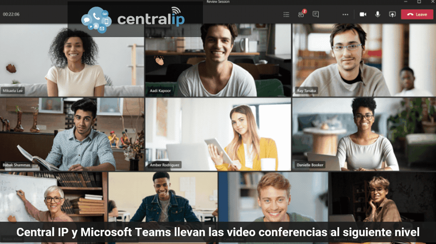  Central IP y Microsoft Teams llevan las video conferencias al siguiente nivel 